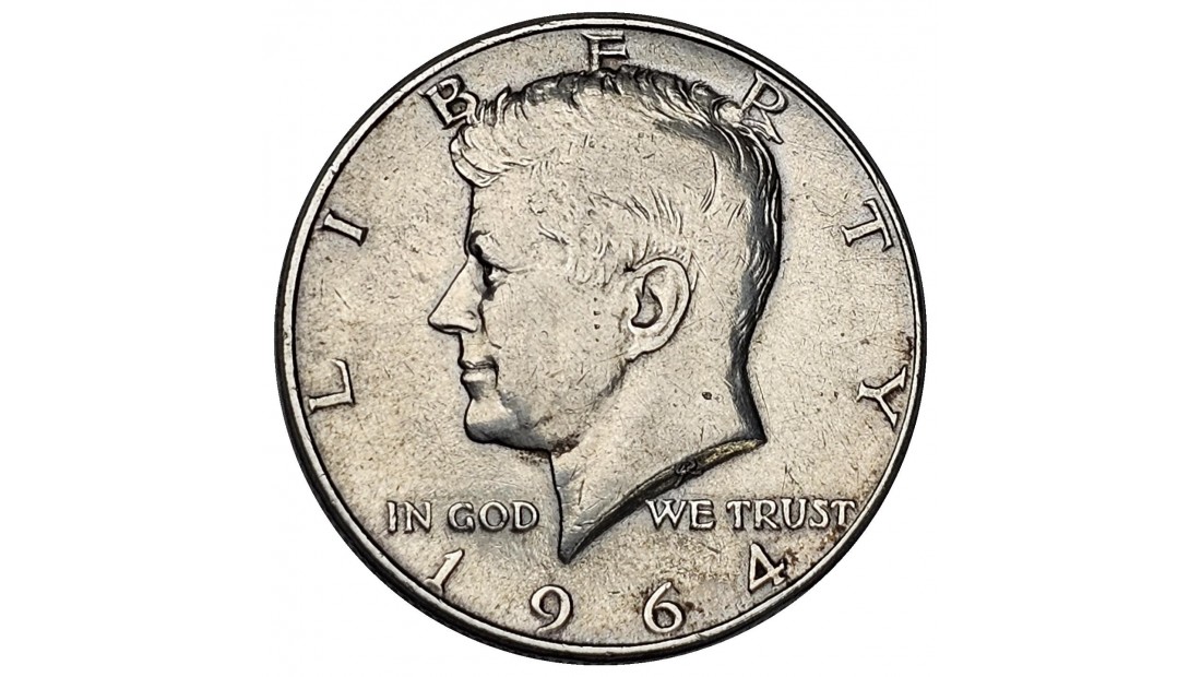 ABD 1964 Yılı 1/2 Dolar Gümüş ÇÇT