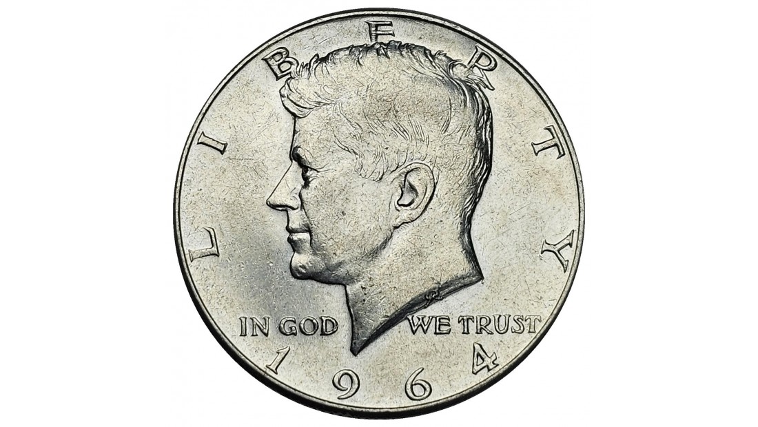 ABD 1964 Yılı 1/2 Dolar Gümüş ÇÇT