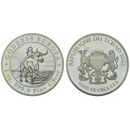 Çad 2023 Yılı 5.000 Frank 1 ons Külçe Para