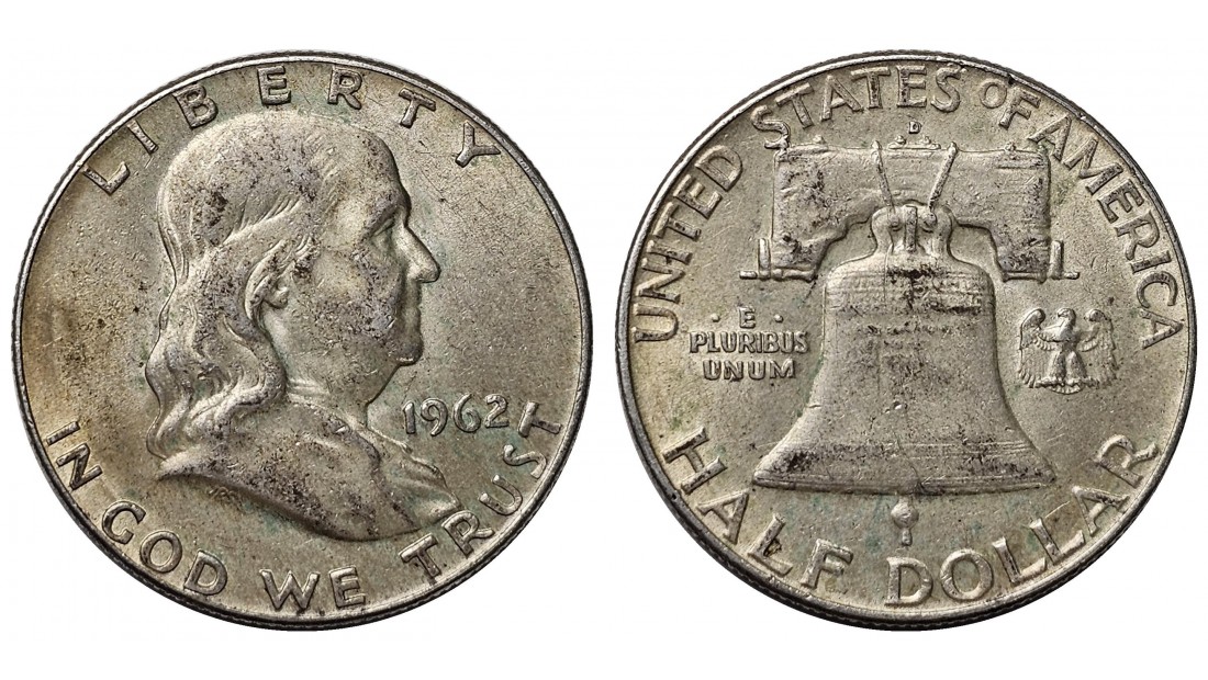 ABD 1962 Yılı 1/2 Dolar Gümüş ÇÇT (++)