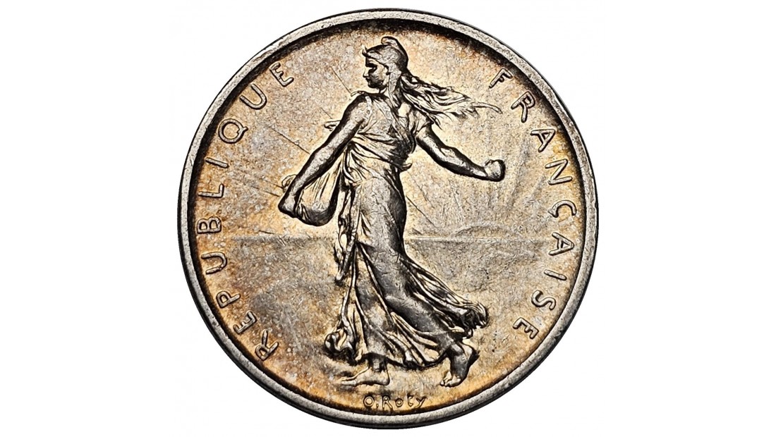 Fransa 1960 Yılı 5 Frank Gümüş ÇÇT (++)