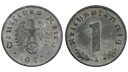 Almanya 1942 Yılı 1 Pfennig ÇT (+)