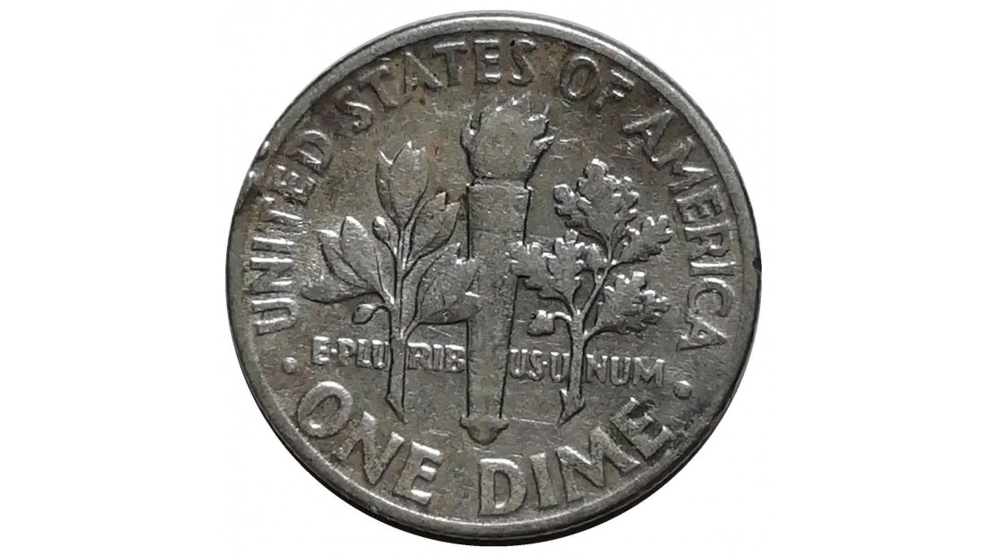 ABD 1951 Yılı 10 Cent Roosevelt ÇÇT