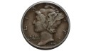 ABD 1943 Yılı 10 Cent Mercury ÇÇT