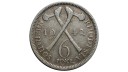 Güney Rodezya (Zimbabve) 1942 Yılı 6 Pence  ÇÇT (+)