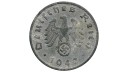 Almanya 1942 Yılı 1 Pfennig ÇT (+)