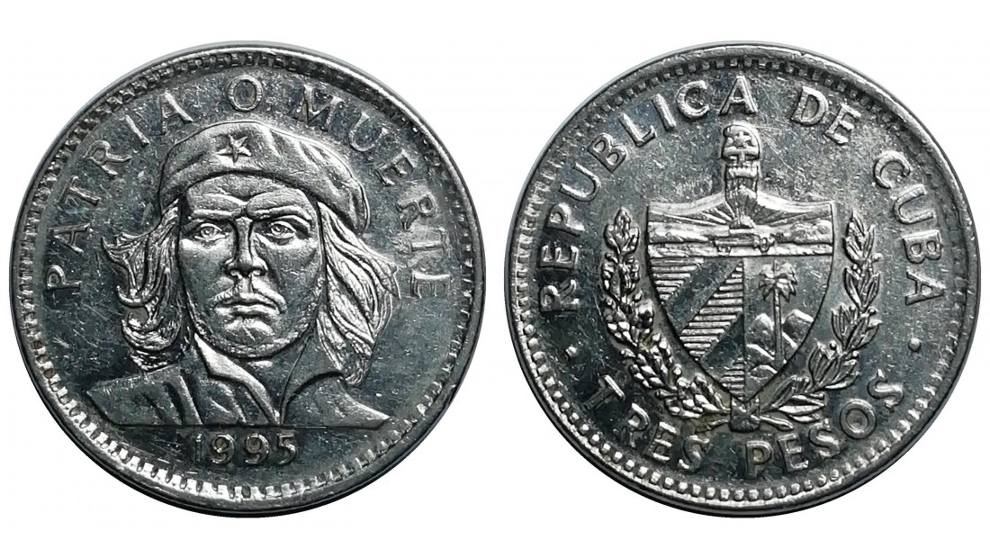 Küba 1995 Yılı 3 Peso ÇİL