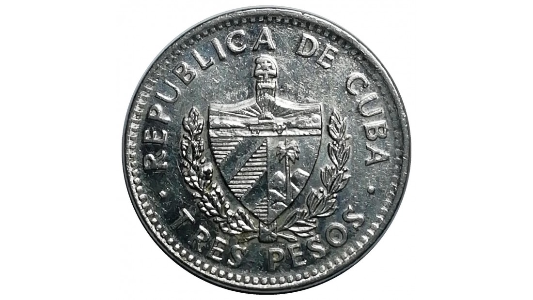 Küba 1995 Yılı 3 Peso ÇİL