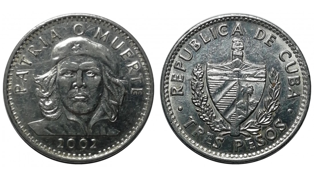 Küba 2002 Yılı 3 Peso ÇİL