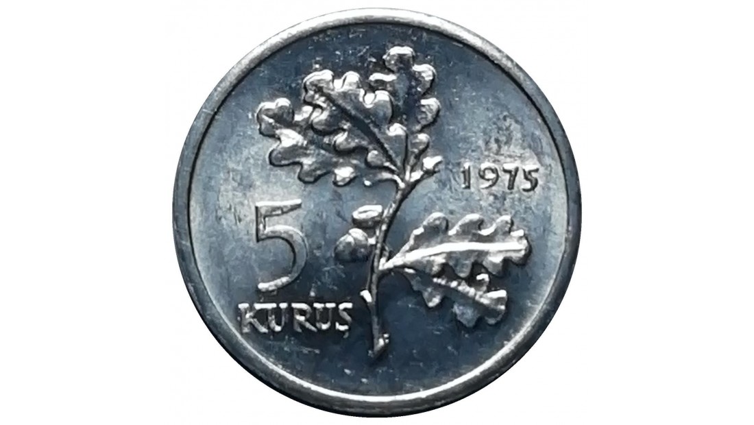 1975 Yılı 5 Kuruş FAO Aile Planlaması ÇİL (+)