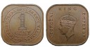 Malaya 1943 Yılı 1 Cent ÇİL (-)