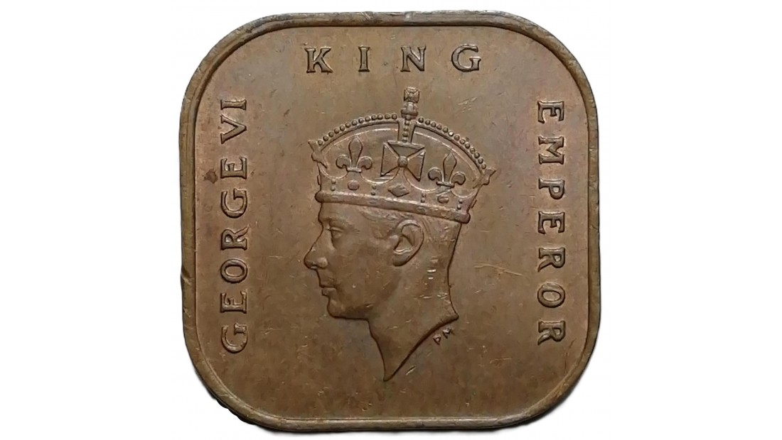 Malaya 1943 Yılı 1 Cent ÇİL (-)
