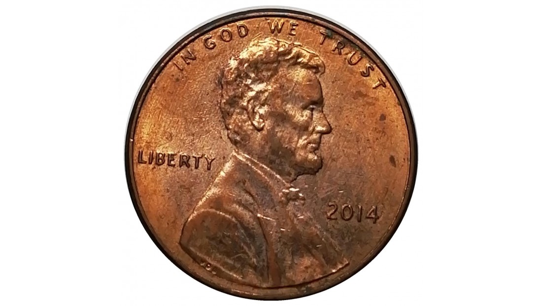 ABD 2014 Yılı 1 Cent (Union Shield) ÇİL ABD 2014 Yılı 1 Cent (Union Shield) ÇİL