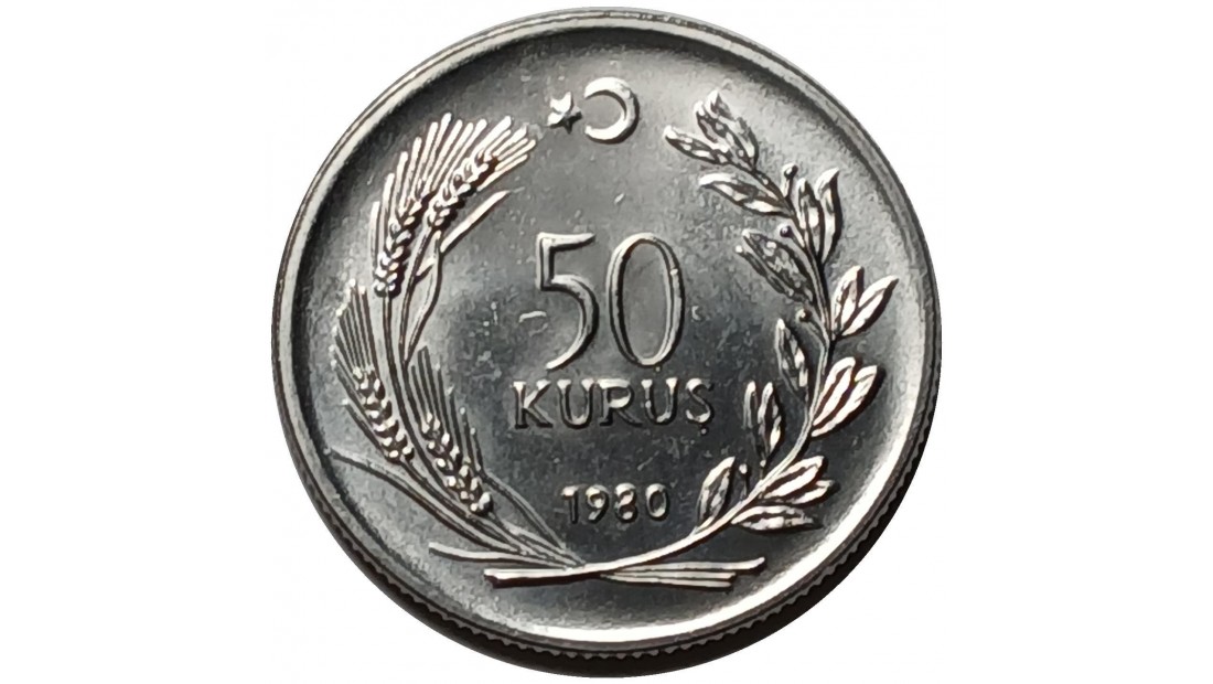 1980 Yılı FAO Köylü Kadınını Kalkındırma 50 Kuruş Darphane Hatıra Akmonital