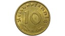 Almanya 1938 Yılı 10 Pfennig "Nazi Dönemi" ÇİL(+)