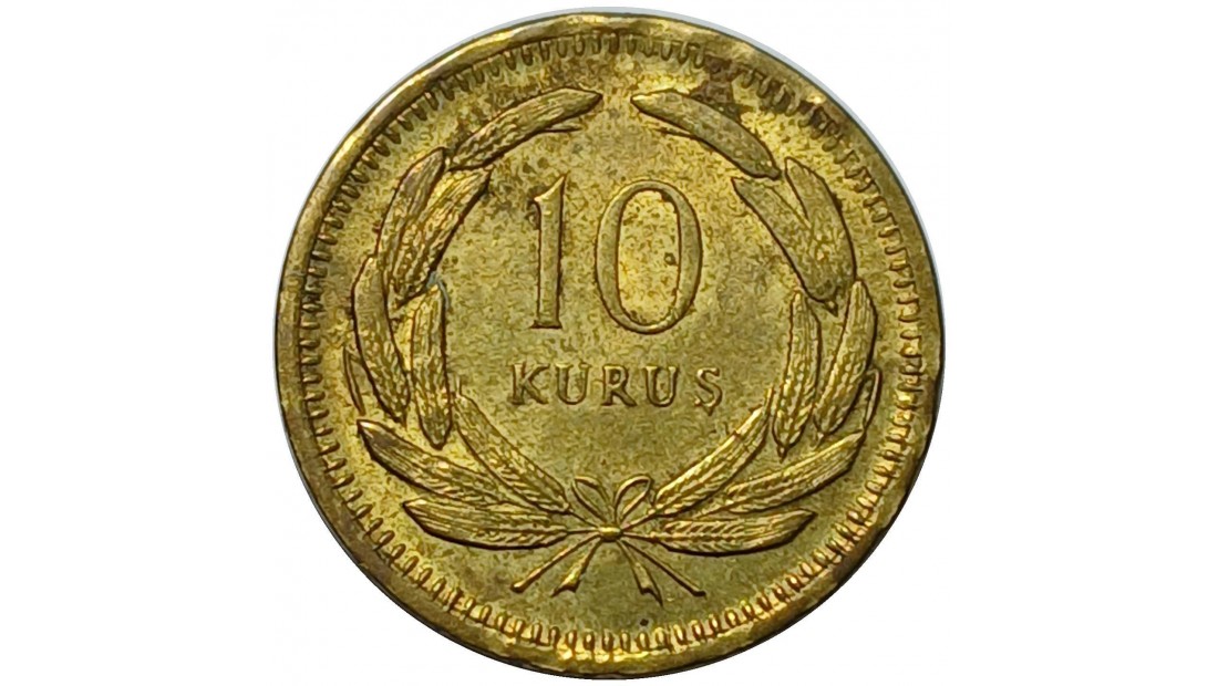 1956 Yılı 10 Kuruş ÇİL(-)