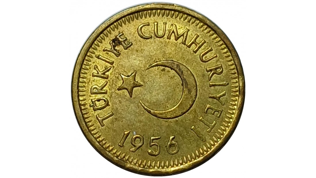 1956 Yılı 10 Kuruş ÇİL(-)