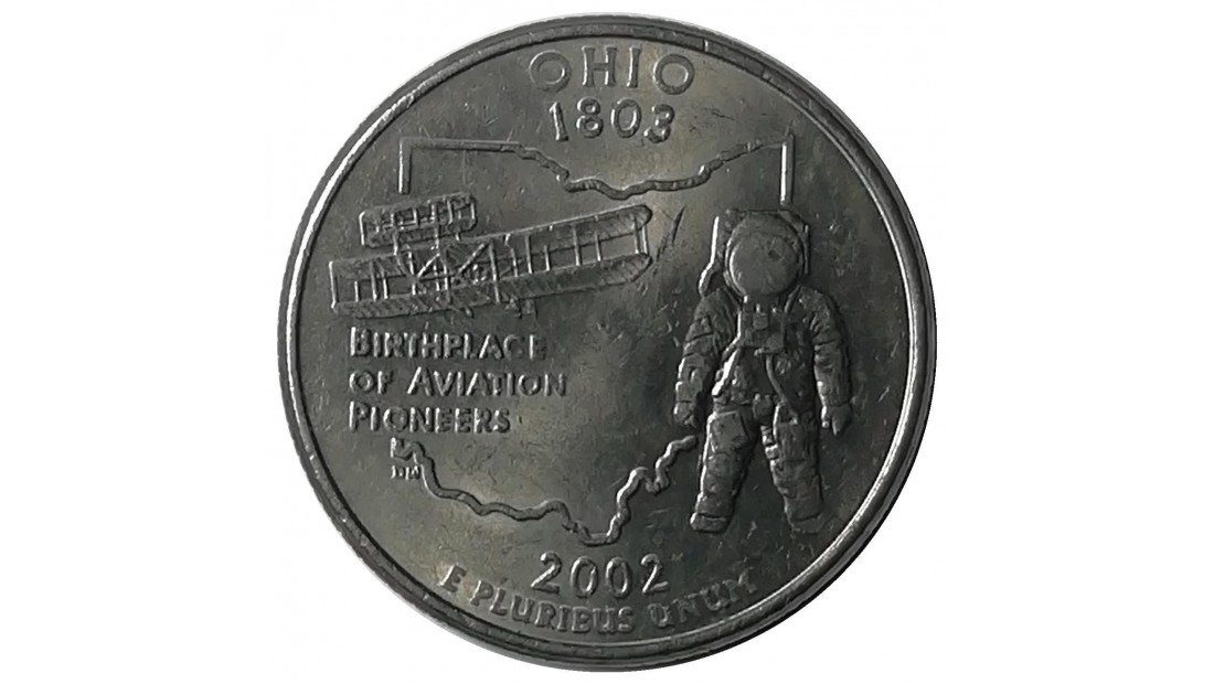 ABD 2002 Yılı ¼ Dolar Ohio ÇİL ABD 2002 Yılı ¼ Dolar Ohio ÇİL