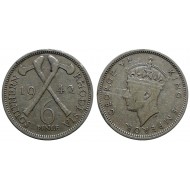 Güney Rodezya (Zimbabve) 1942 Yılı 6 Pence ÇÇT (-)