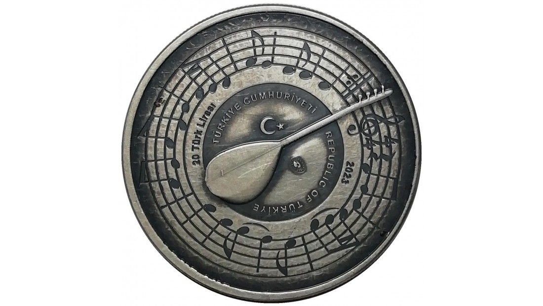 2024 YILI AŞIK VEYSEL ŞATIROĞLU DARPHANE HATIRA OKSİDE GÜMÜŞ