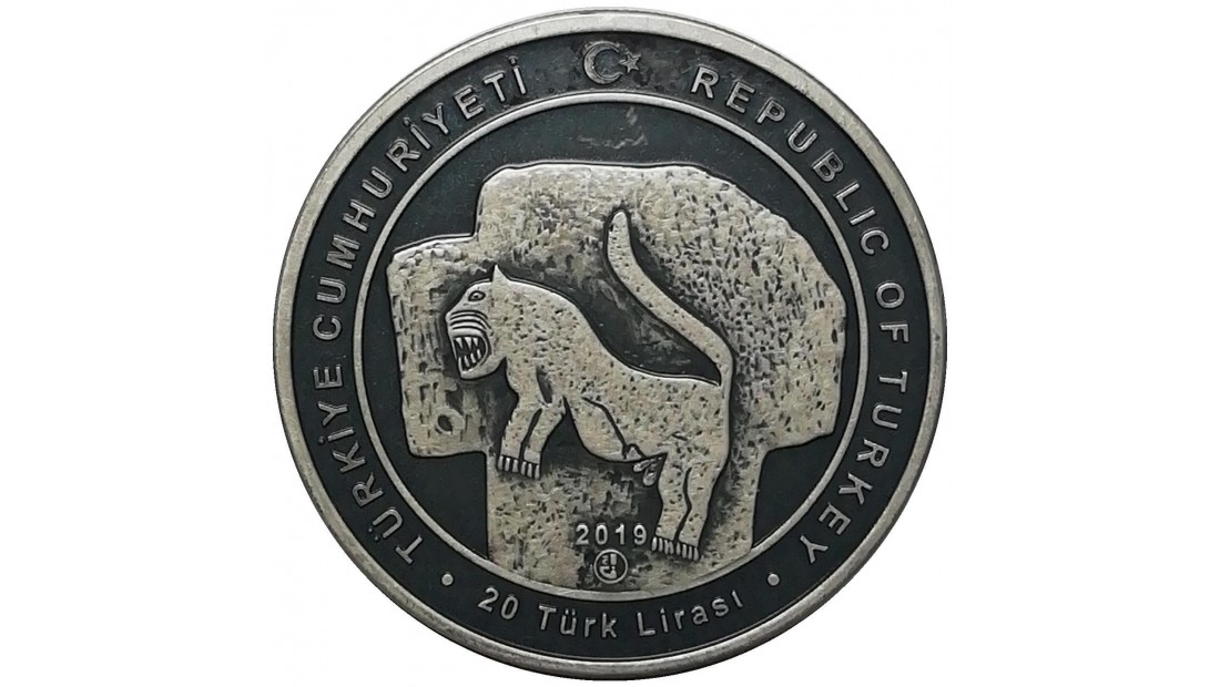 2019 YILI GÖBEKLITEPE YILI DARPHANE HATIRA OKSİDE GÜMÜŞ