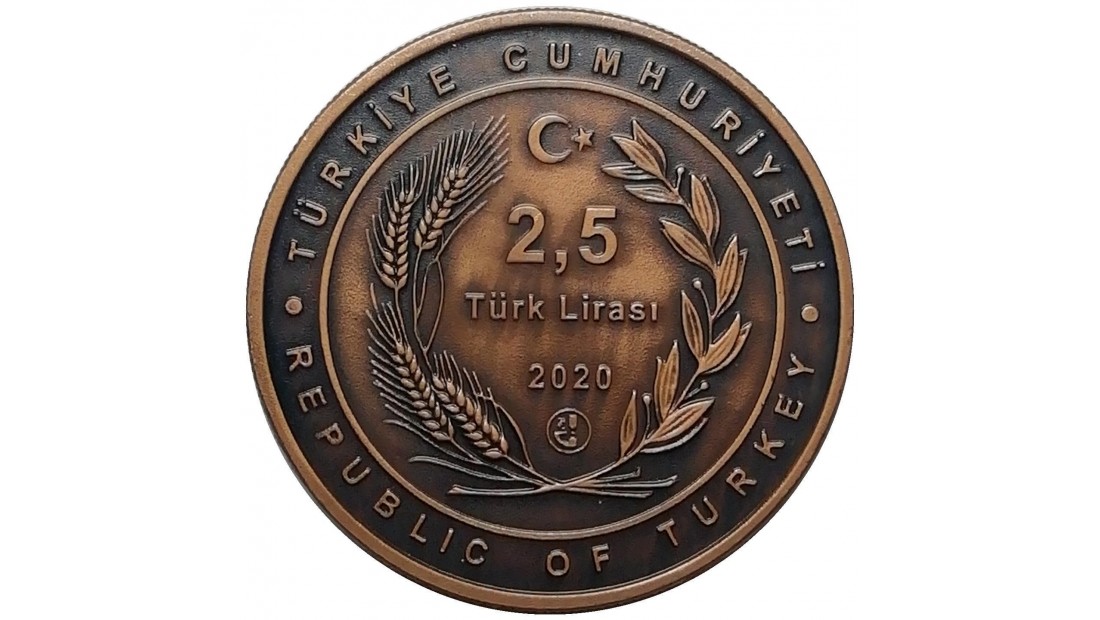 2020 YILI AYASOFYA-İ KEBİR CAMİİ ŞERİFİ DARPHANE HATIRA BRONZ