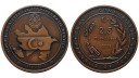 2020 YILI AZERBAYCAN DIŞIŞLERI BAKANLIĞI'NIN 100. YILI DARPHANE HATIRA BRONZ