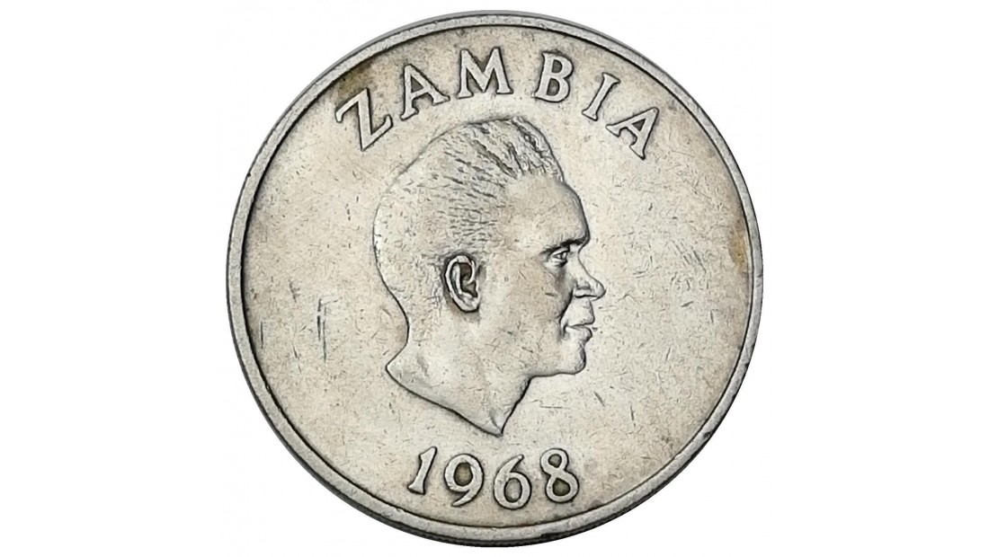 Zambiya 1968 Yılı 20 Ngwee ÇÇT