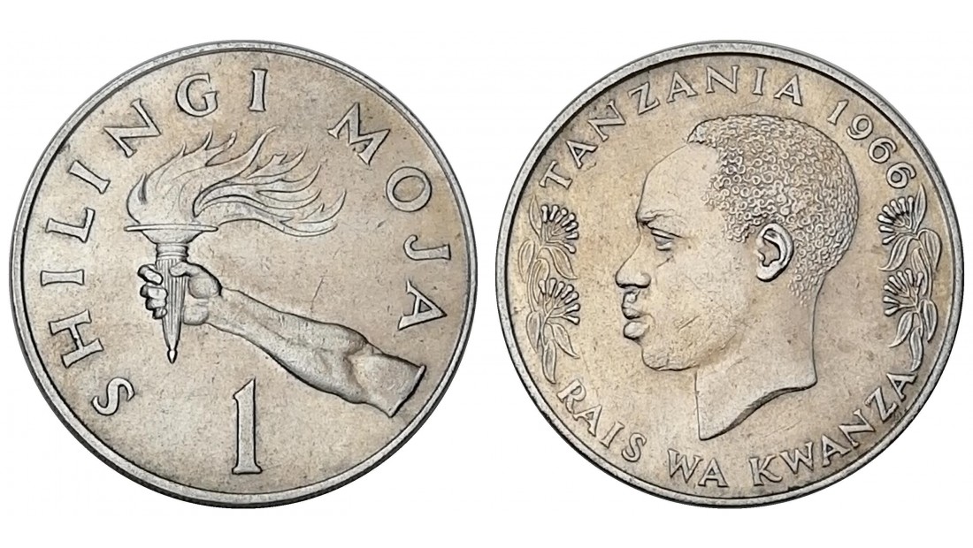 Tanzanya 1966 Yılı 1 Shilling ÇİLALTI