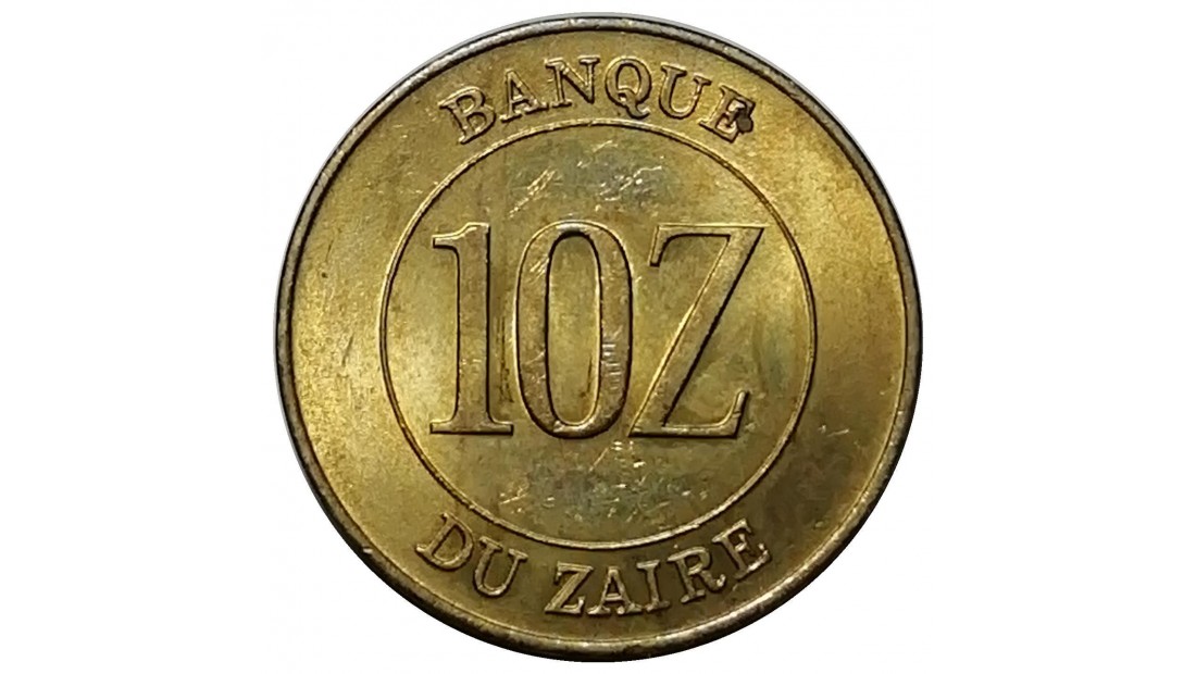 Zaire 1988 Yılı 10 Zaire ÇİL