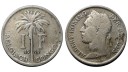 Belçika Kongosu 1922 Yılı 1 Frank (Felemenkçe) ÇT