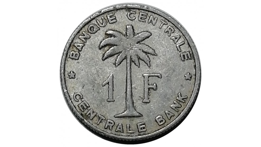 Belçika Kongosu 1957 Yılı 1 Frank ÇT