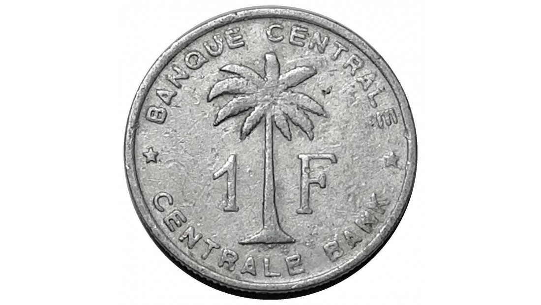 Belçika Kongosu 1959 Yılı 1 Frank ÇT