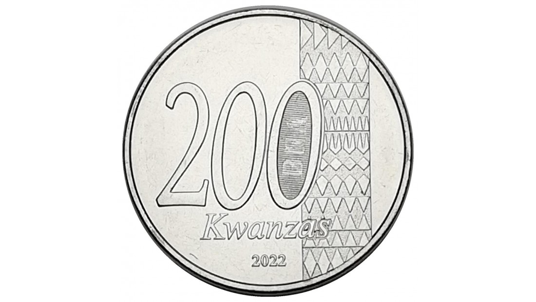 Angola 2022 Yılı 200 Kwanza "Barış ve Ulusal Uzlaşma" ÇİL